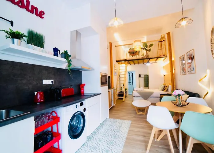 Апартаменты B2 Verdeguer - Cozy Loft Close To The *